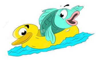 Cartoon Fish and Duck.jpg