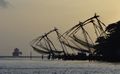 Chinese dip nets in Kochi, Kerala, India.jpg