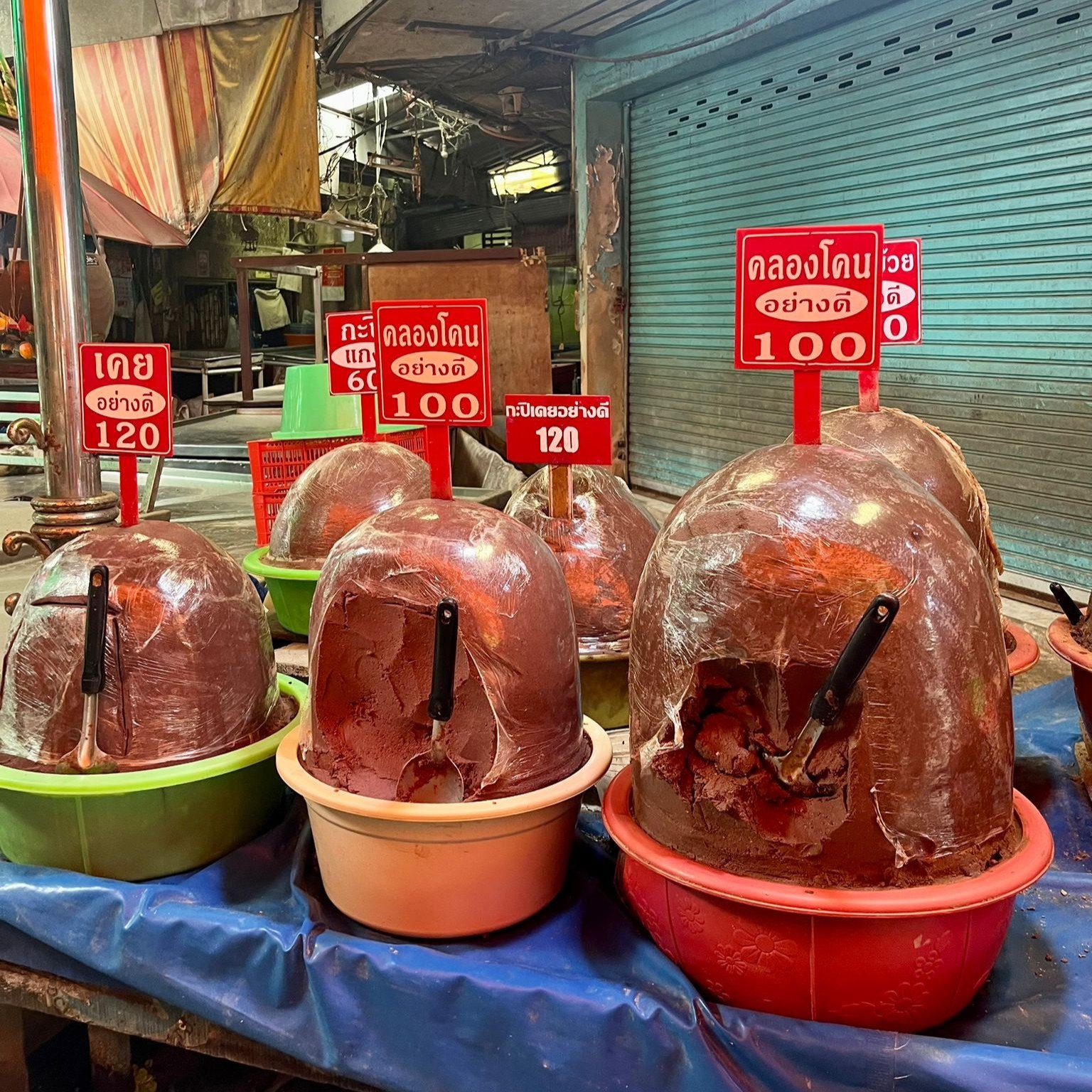 traditional shrimp paste mahachai market
